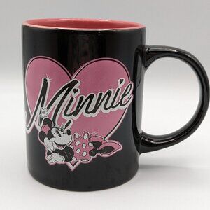 Disney Minnie Mouse Jerry Leigh Mug Rare - Black/Pink